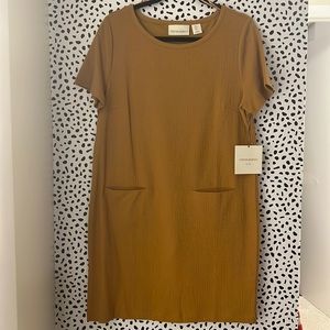 Women’s NWT Cynthia Rowley Textured Short-Sleeve Dress - SIZE LARGE
